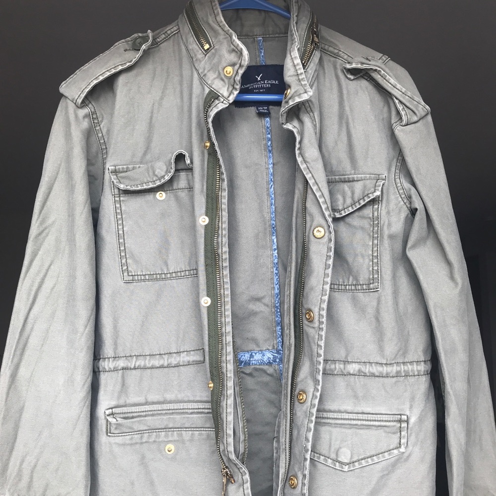 Long light green anesthetic jacket